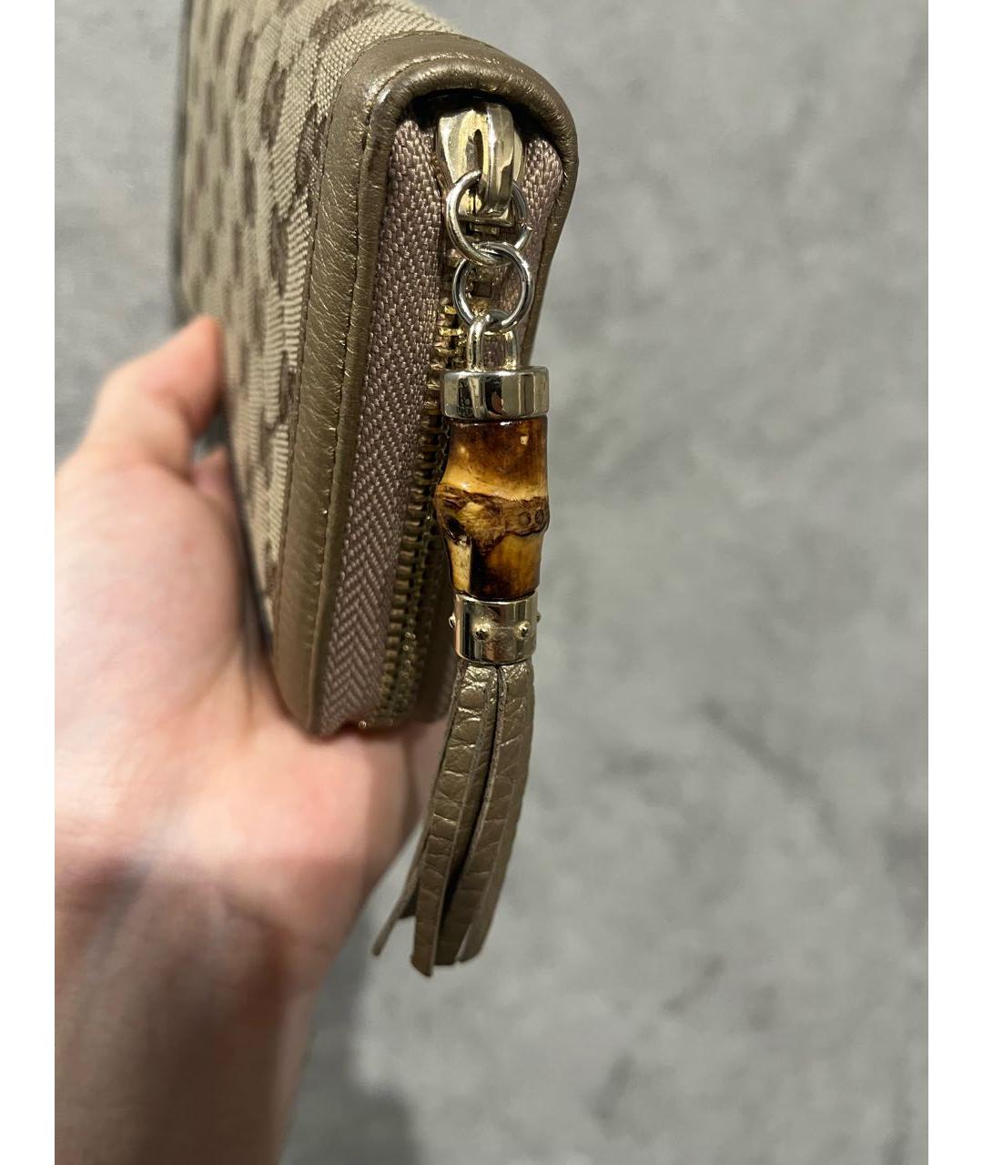 GUCCI Бежевый кошелек, фото 5