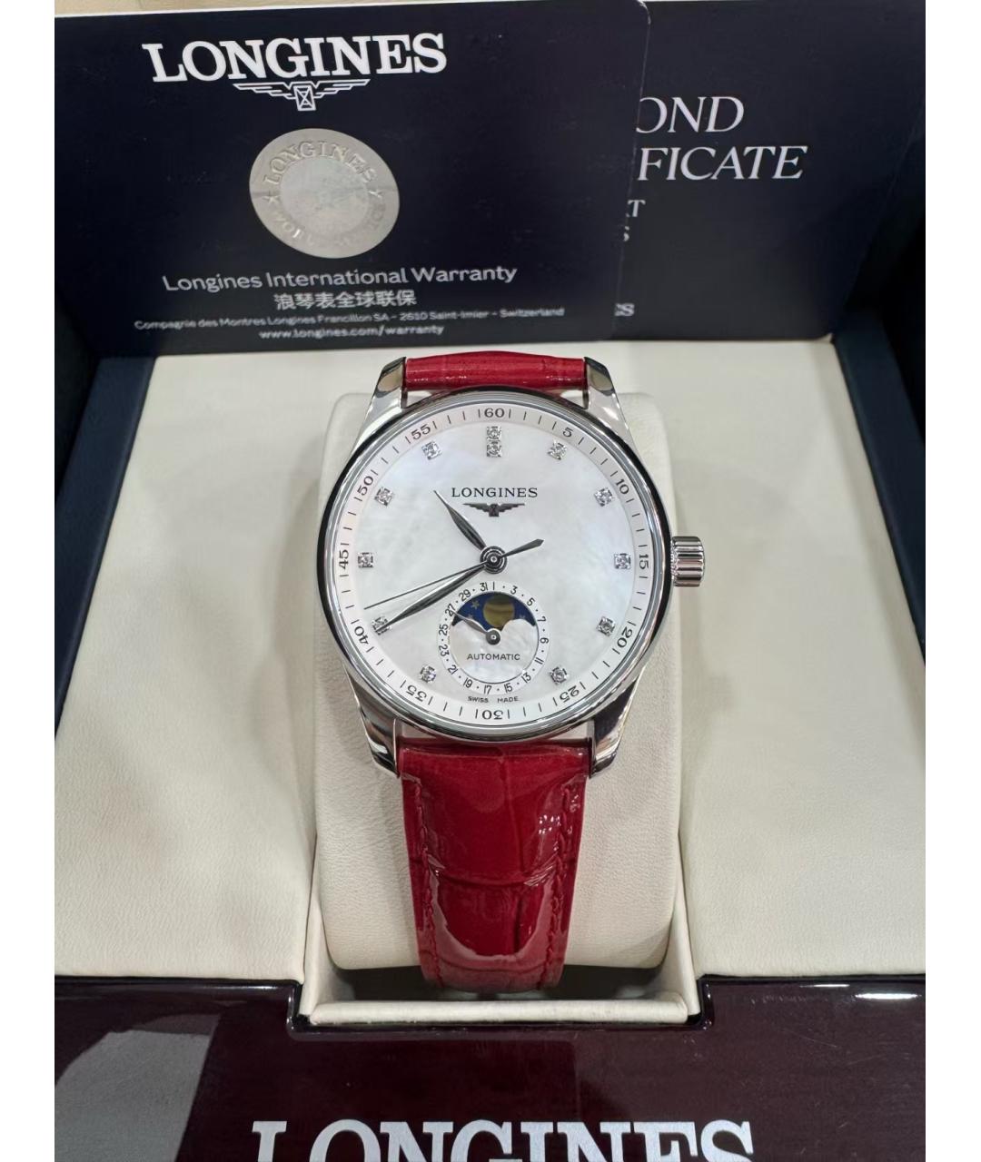 LONGINES Серебряные металлические часы, фото 3