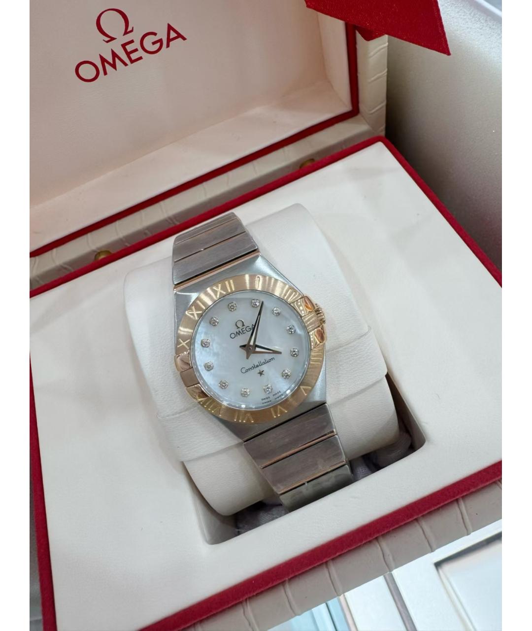 OMEGA Золотые часы из розового золота, фото 2