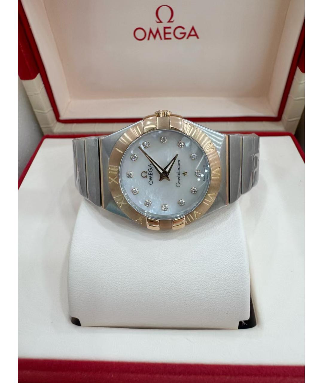 OMEGA Золотые часы из розового золота, фото 3
