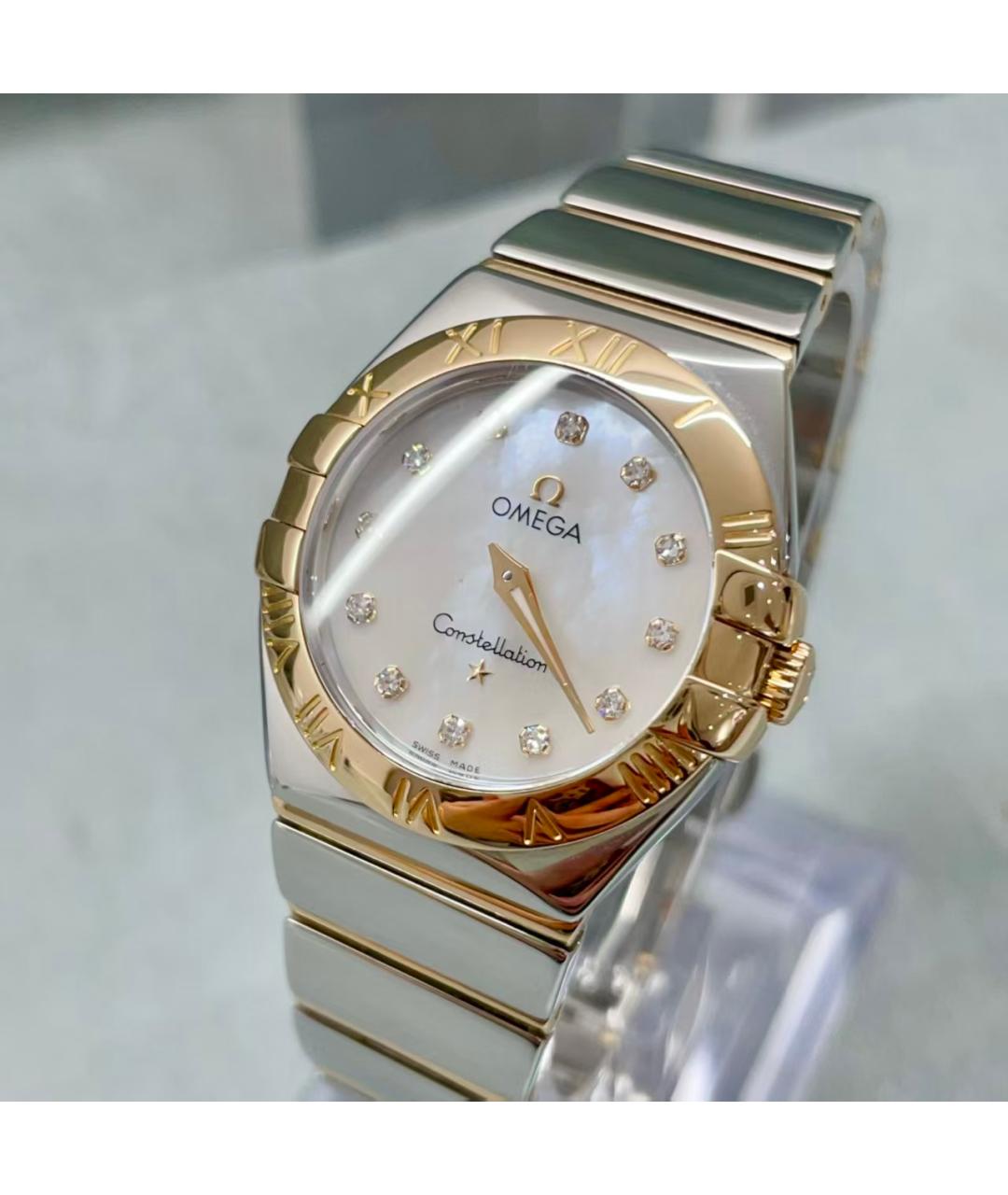 OMEGA Золотые часы из розового золота, фото 2