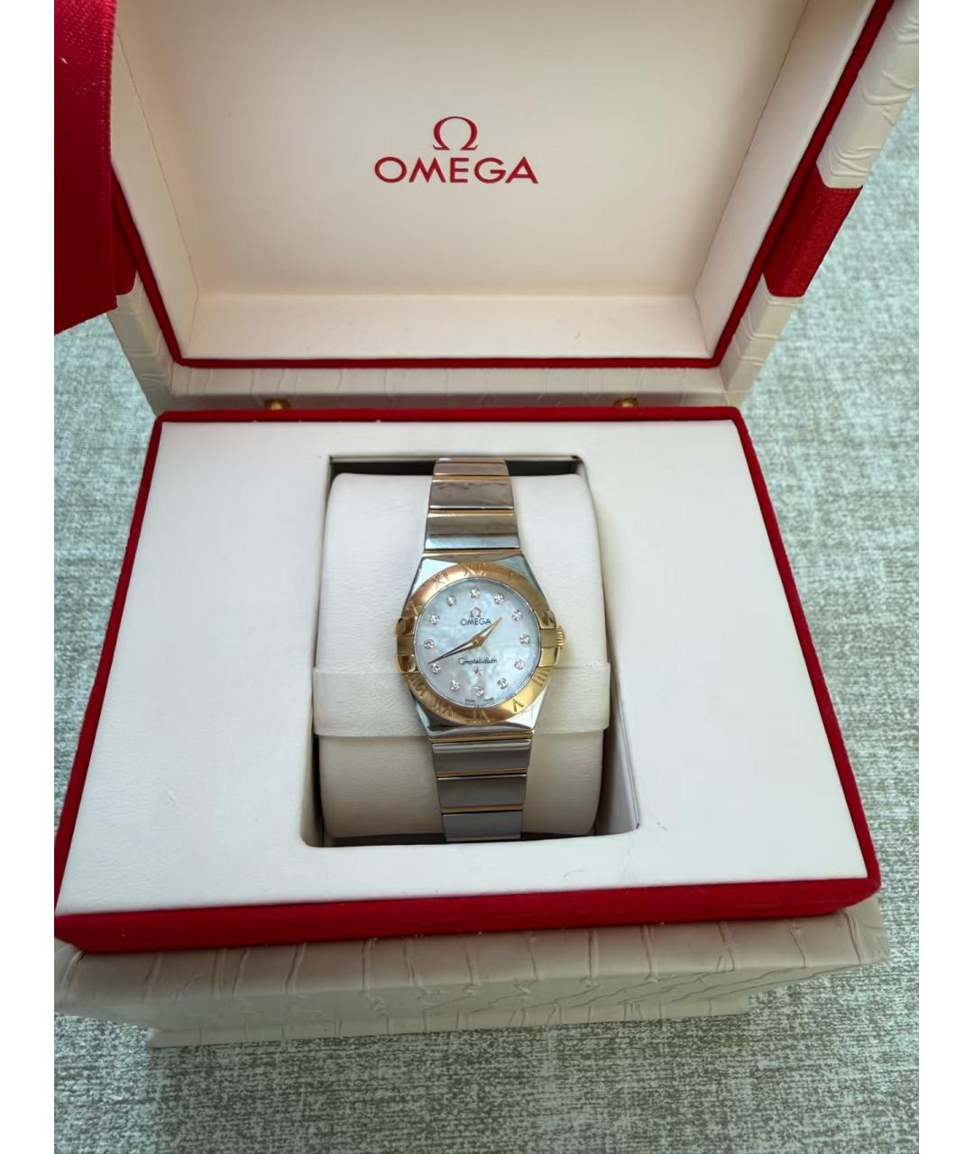 OMEGA Золотые часы из розового золота, фото 5