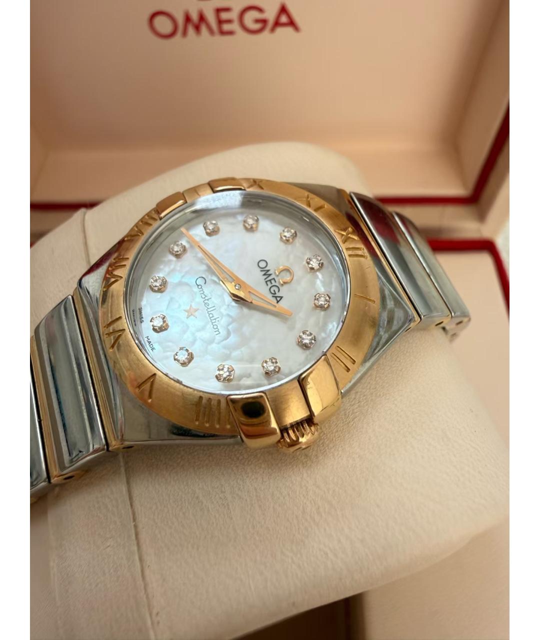 OMEGA Золотые часы из розового золота, фото 3