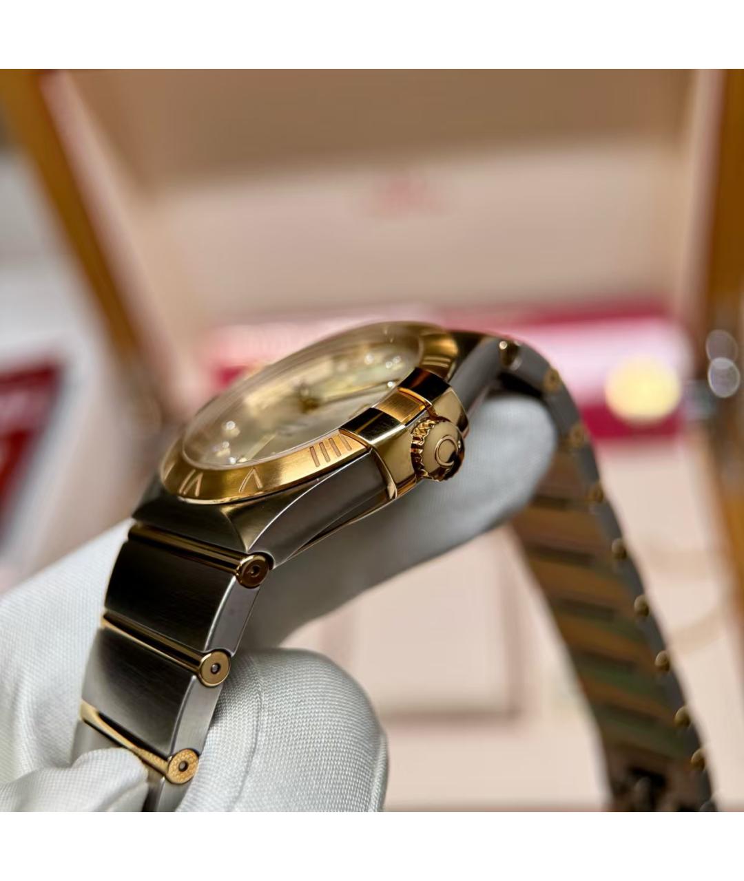 OMEGA Золотые часы из желтого золота, фото 4