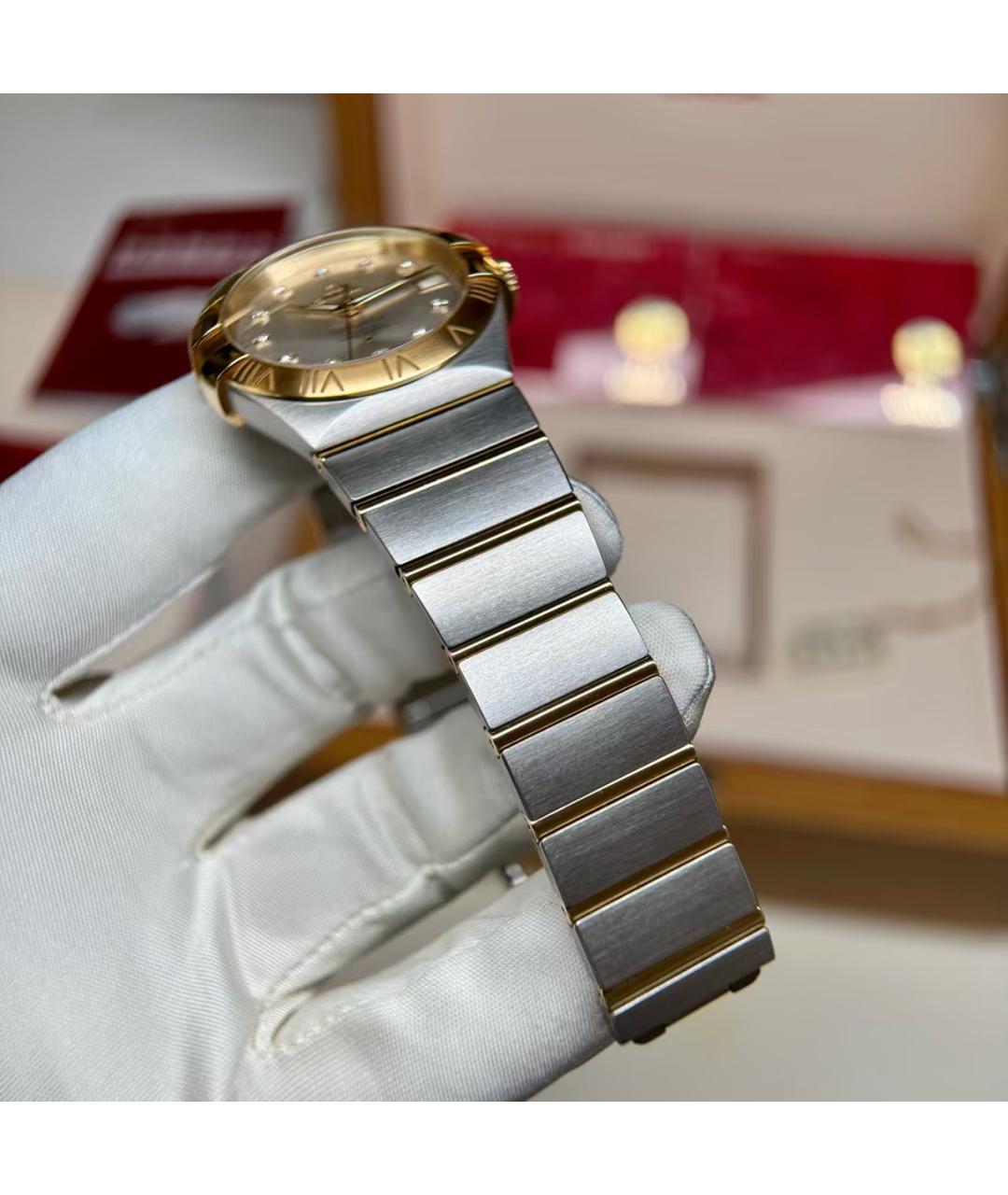 OMEGA Золотые часы из желтого золота, фото 5