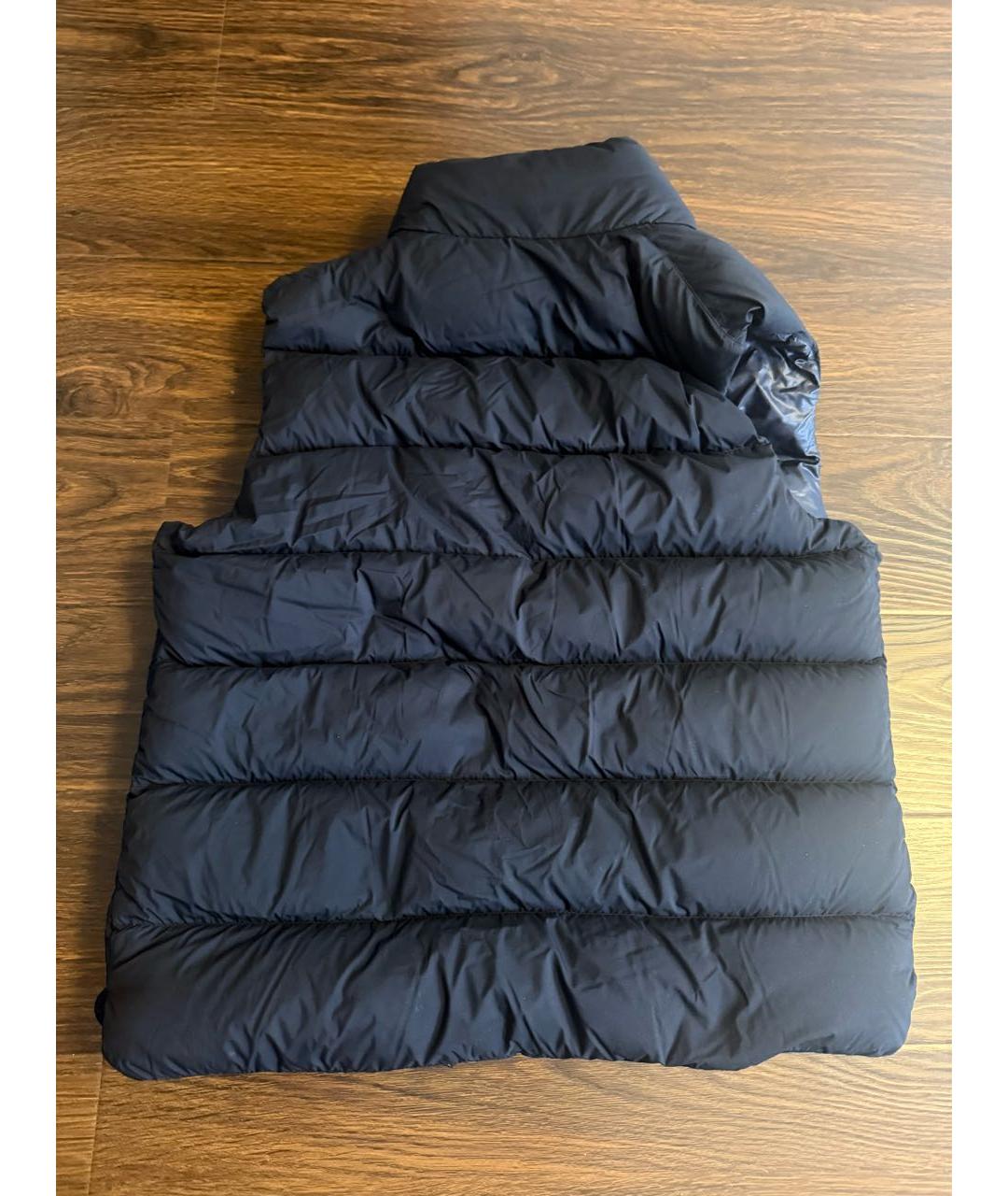 MONCLER Темно-синий жилет, фото 2