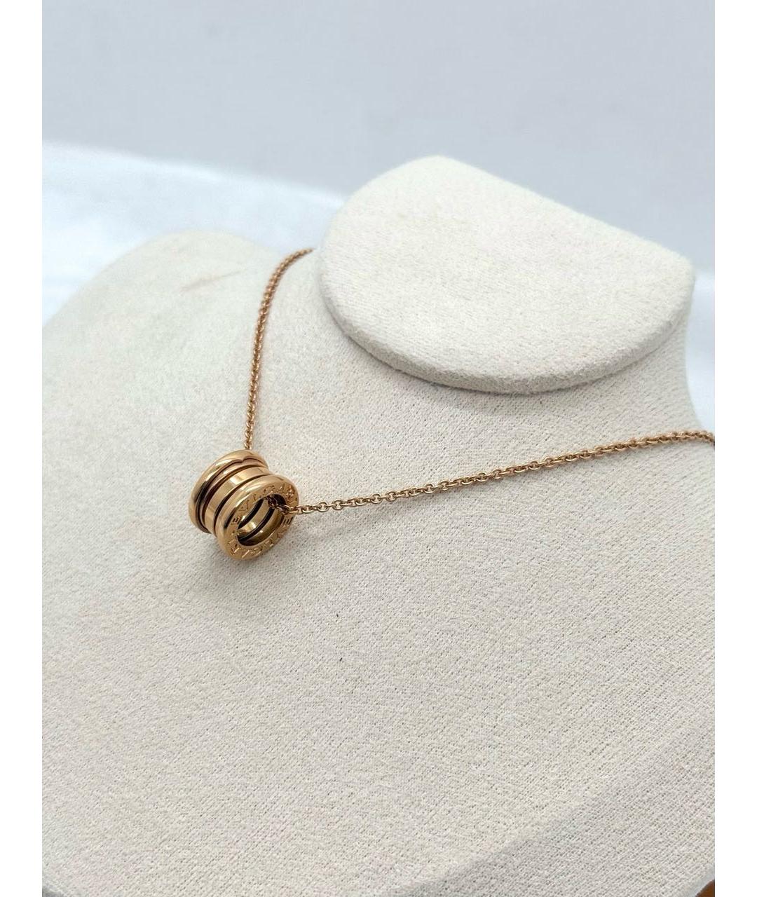 BVLGARI Золотая подвеска из розового золота, фото 5