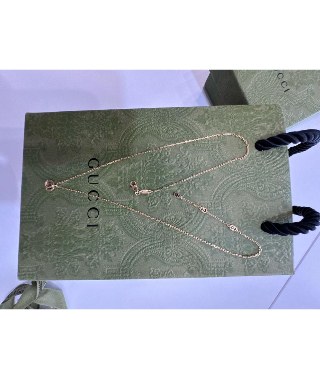 GUCCI Золотая цепочка из желтого золота, фото 4