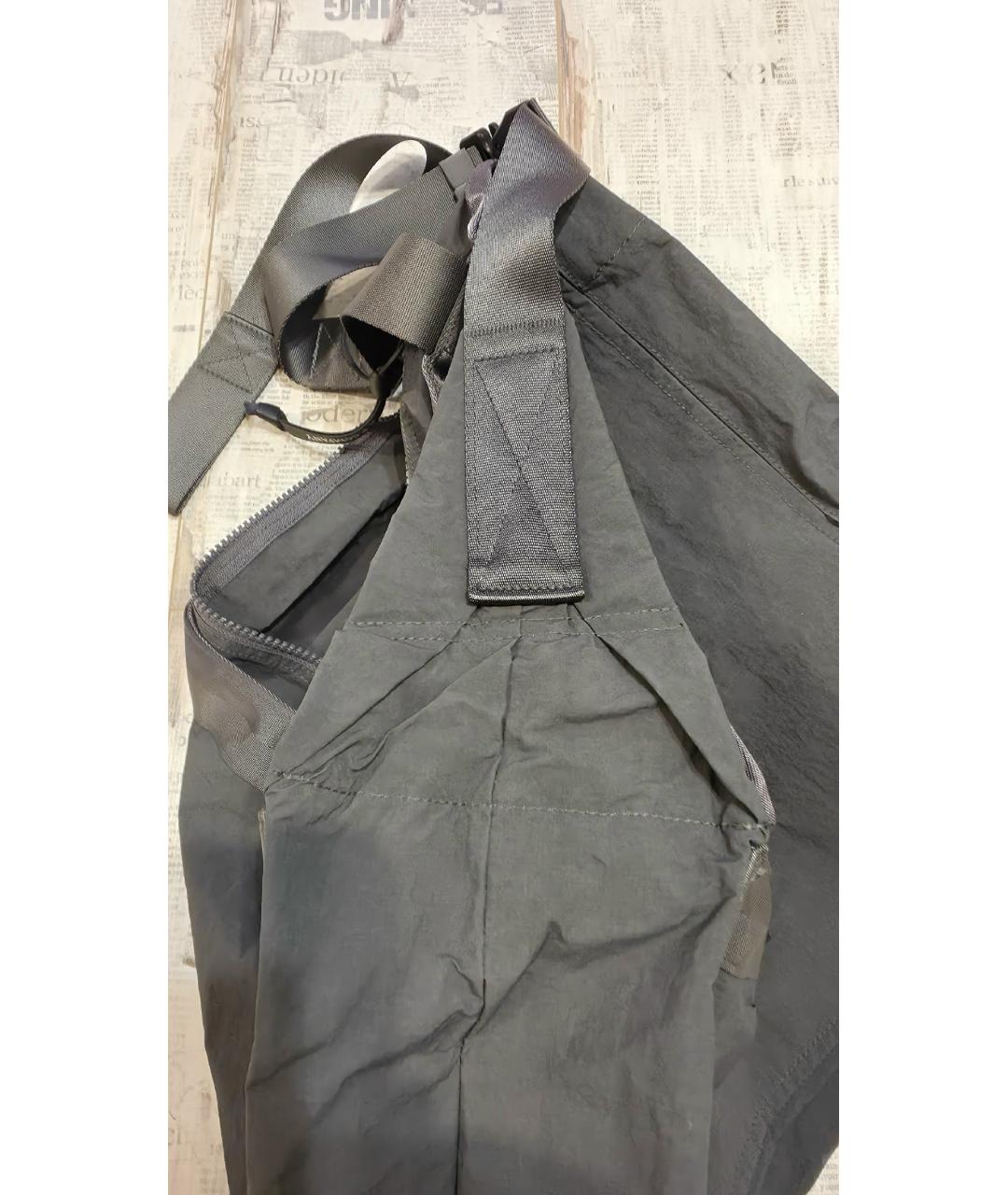 CP COMPANY Серая нейлоновая сумка на плечо, фото 7