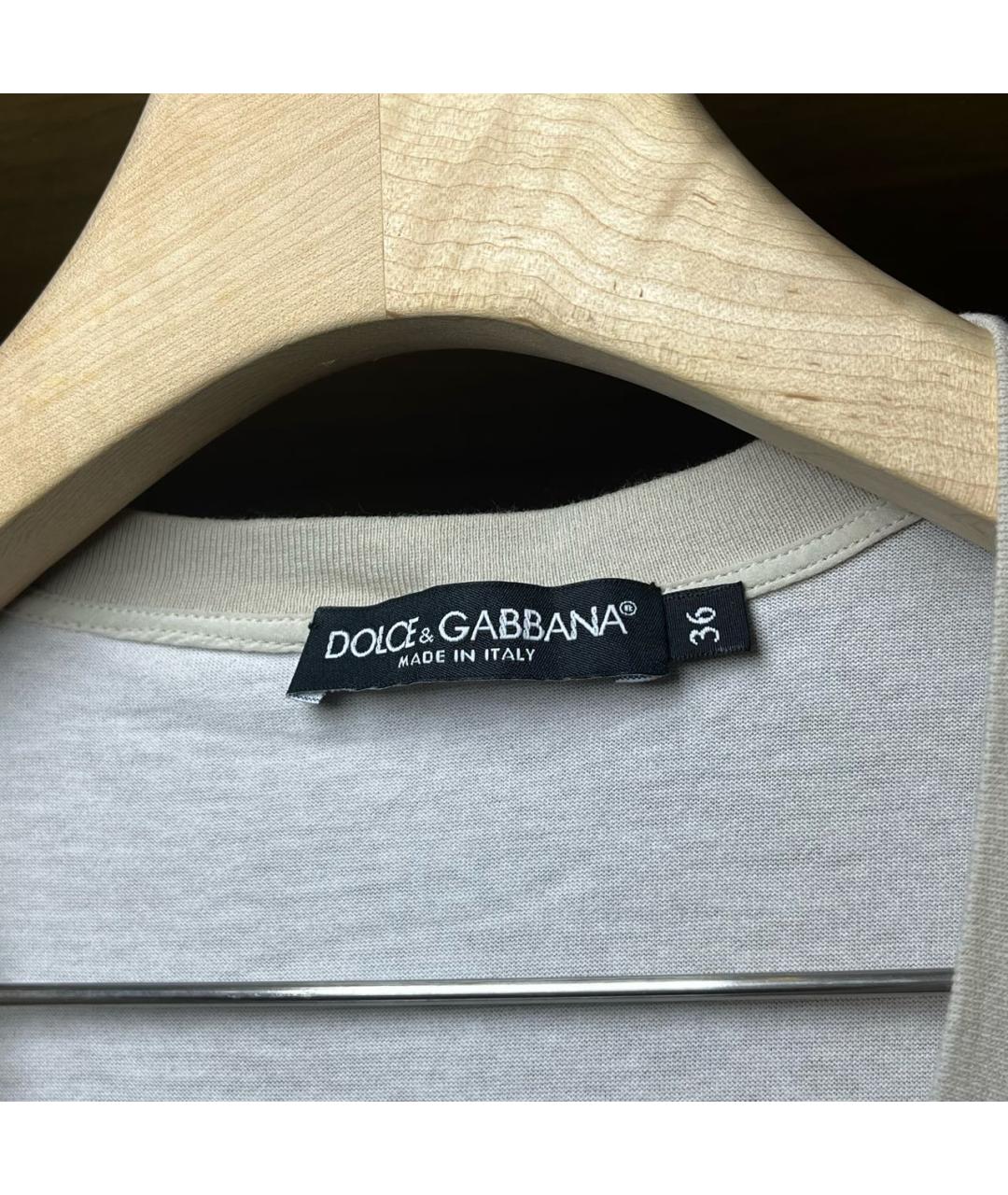 DOLCE&GABBANA Мульти хлопковая майка, фото 7