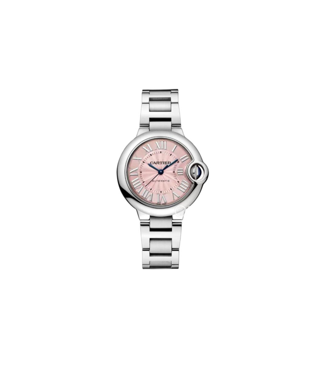 CARTIER Розовые металлические часы, фото 6