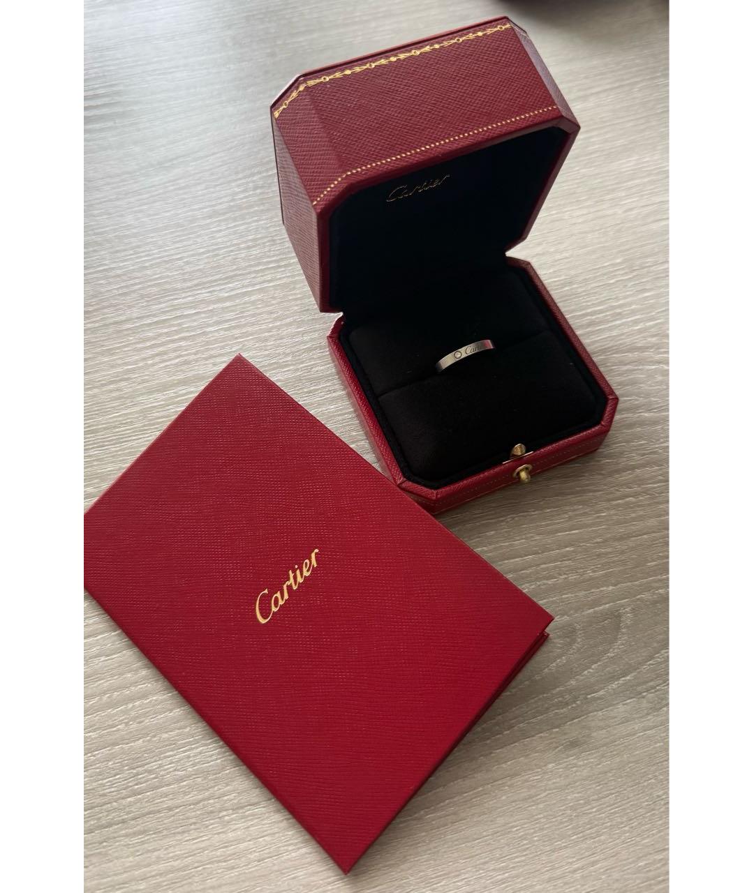 CARTIER Серое платиновое кольцо, фото 5