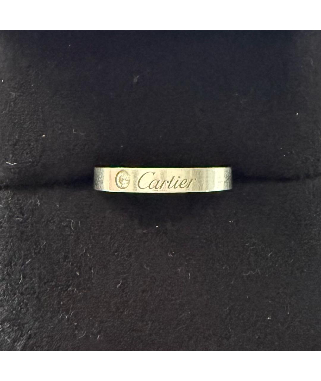 CARTIER Серое платиновое кольцо, фото 7
