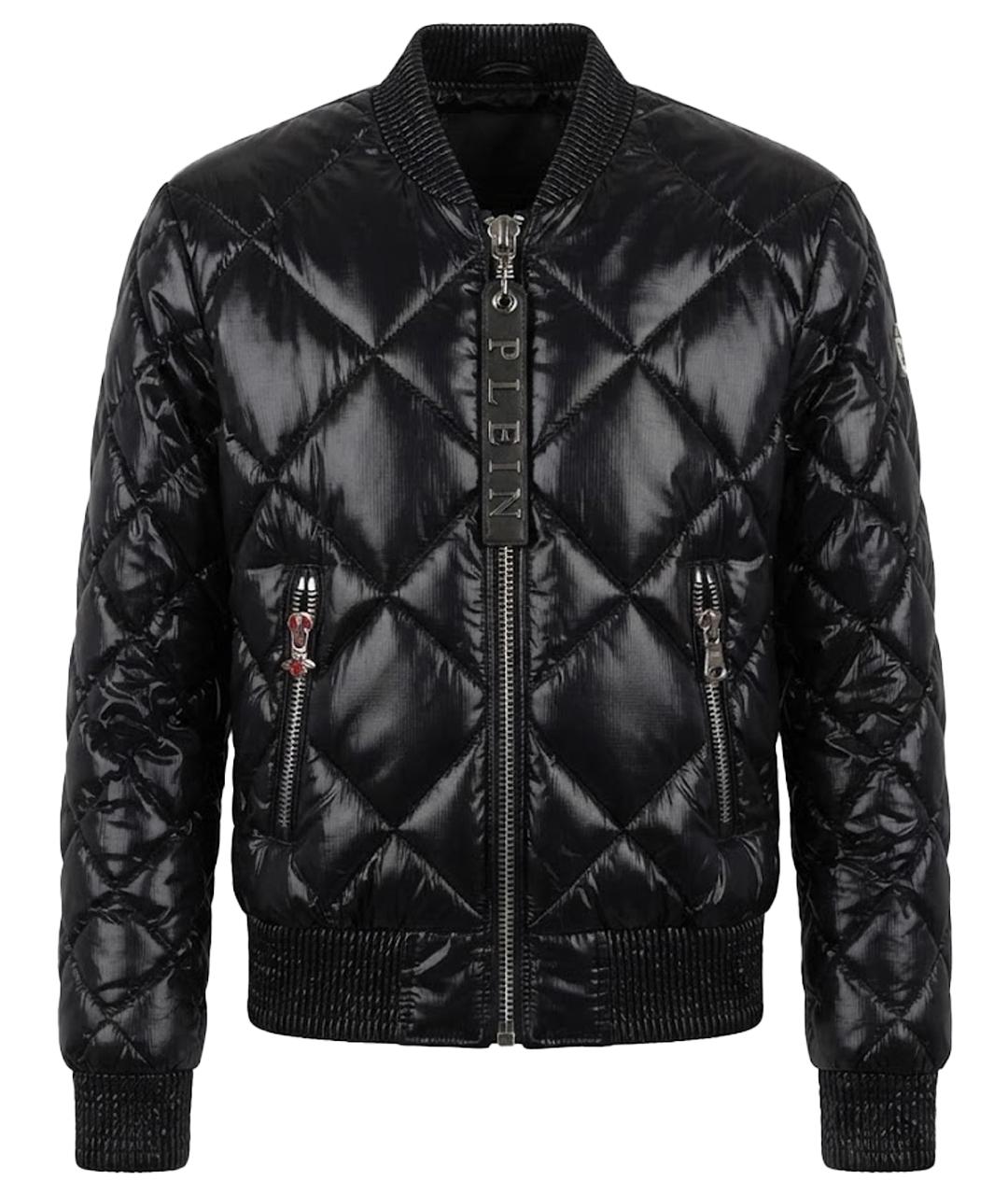 PHILIPP PLEIN Черная синтетическая куртка, фото 1