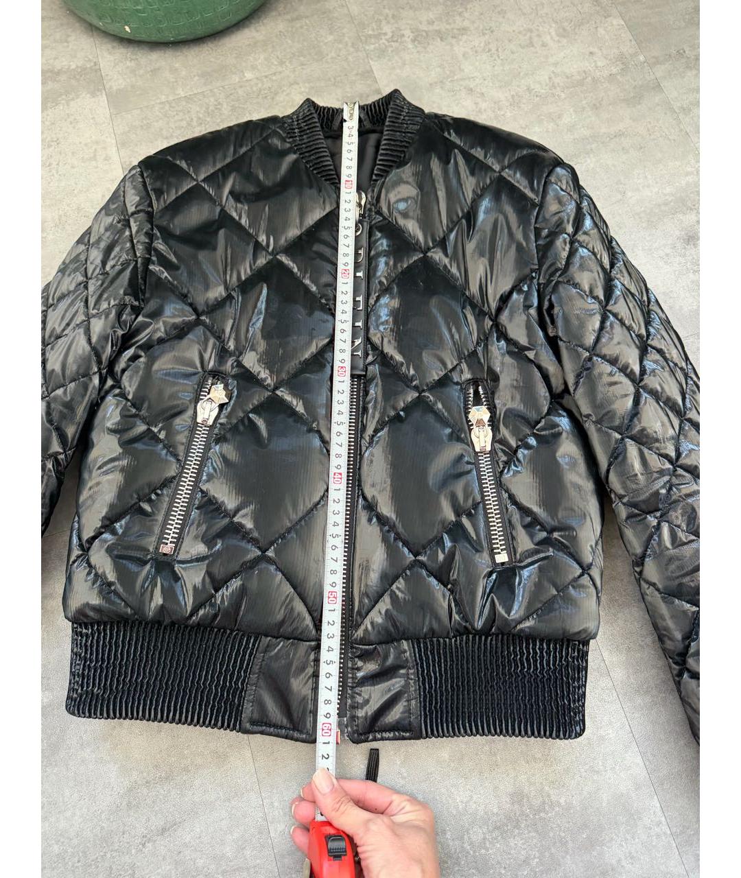 PHILIPP PLEIN Черная синтетическая куртка, фото 8