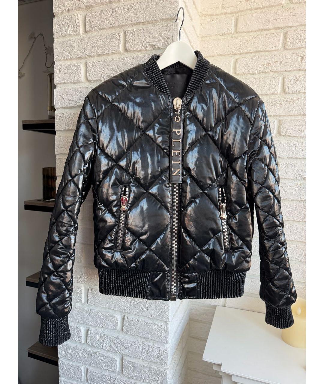 PHILIPP PLEIN Черная синтетическая куртка, фото 9