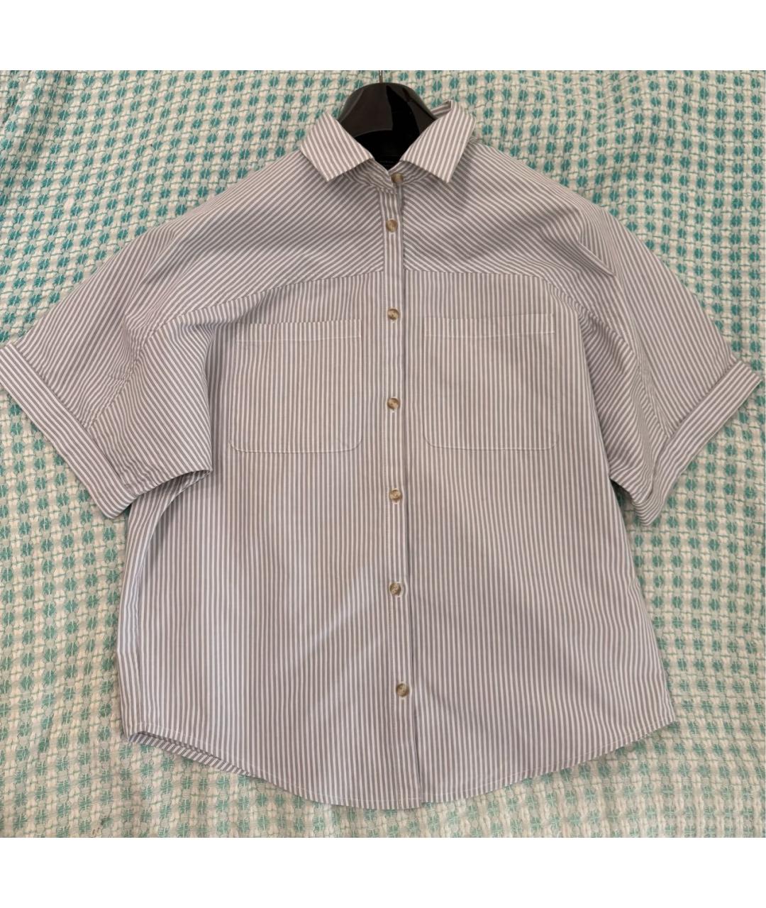 ARMANI EXCHANGE Серая хлопковая рубашка, фото 9