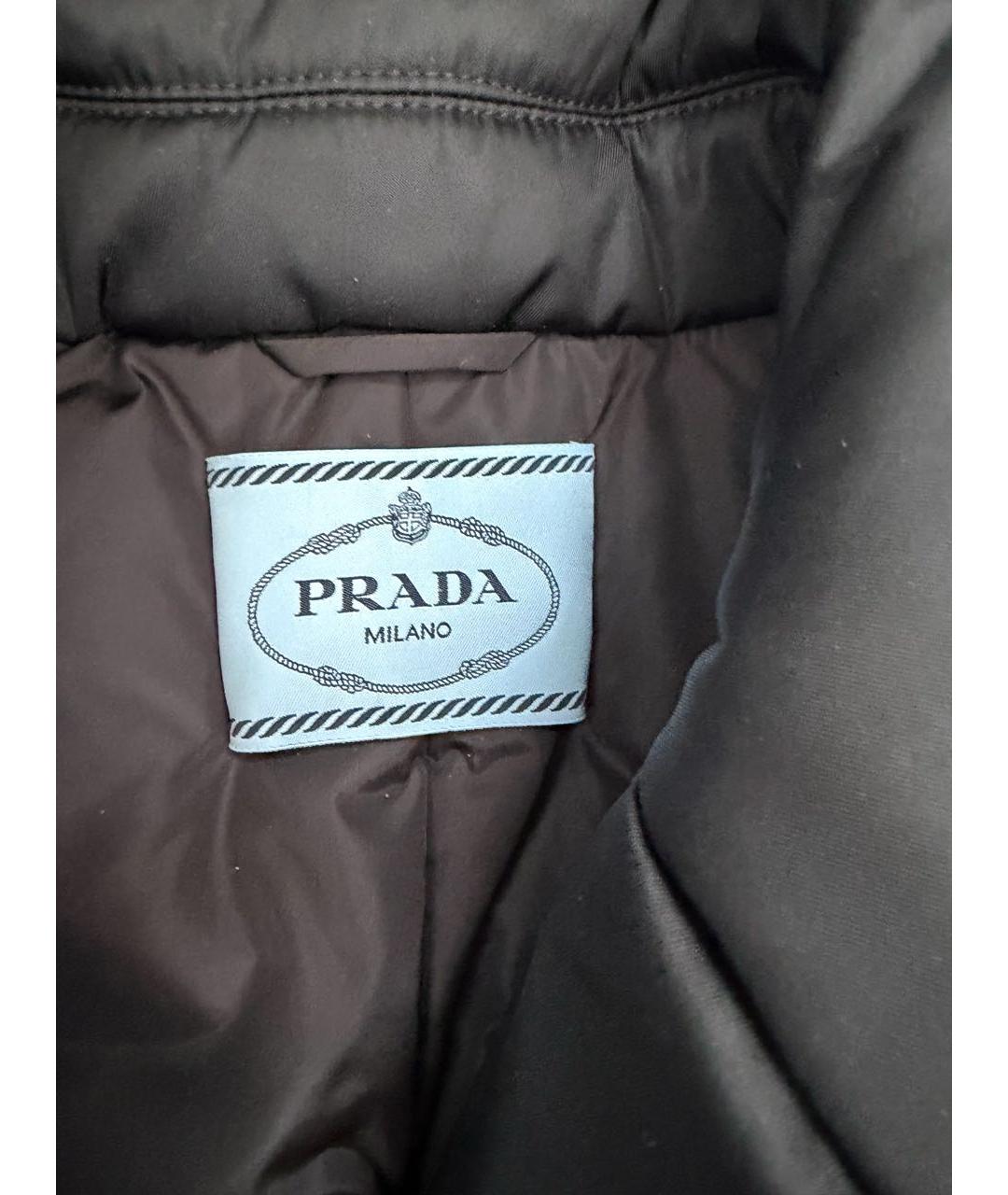PRADA Черный пуховик, фото 2