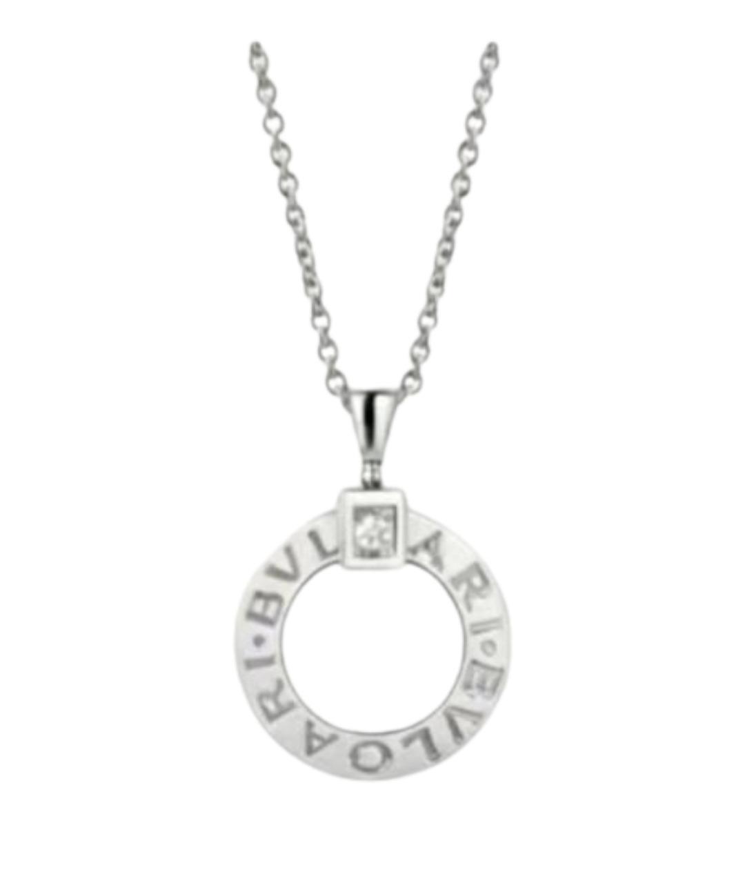 BVLGARI Серебряная подвеска из белого золота, фото 1