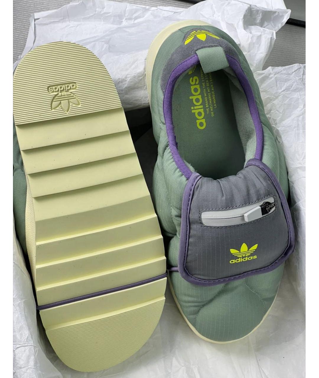 ADIDAS Зеленые синтетические ботинки, фото 7