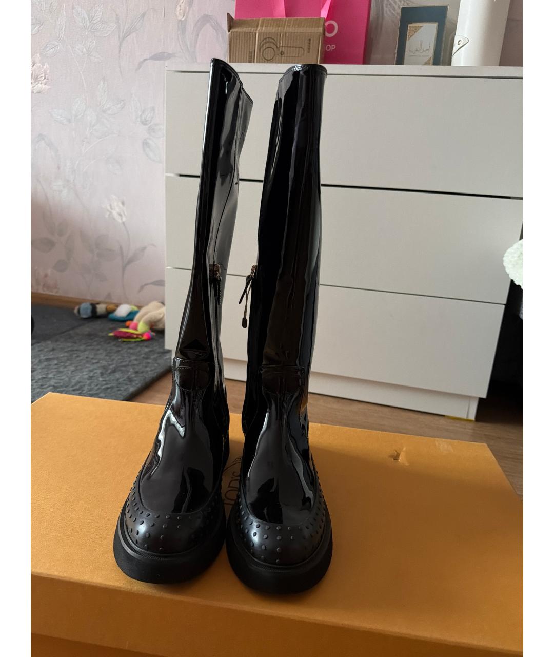 TOD'S Черные сапоги, фото 2