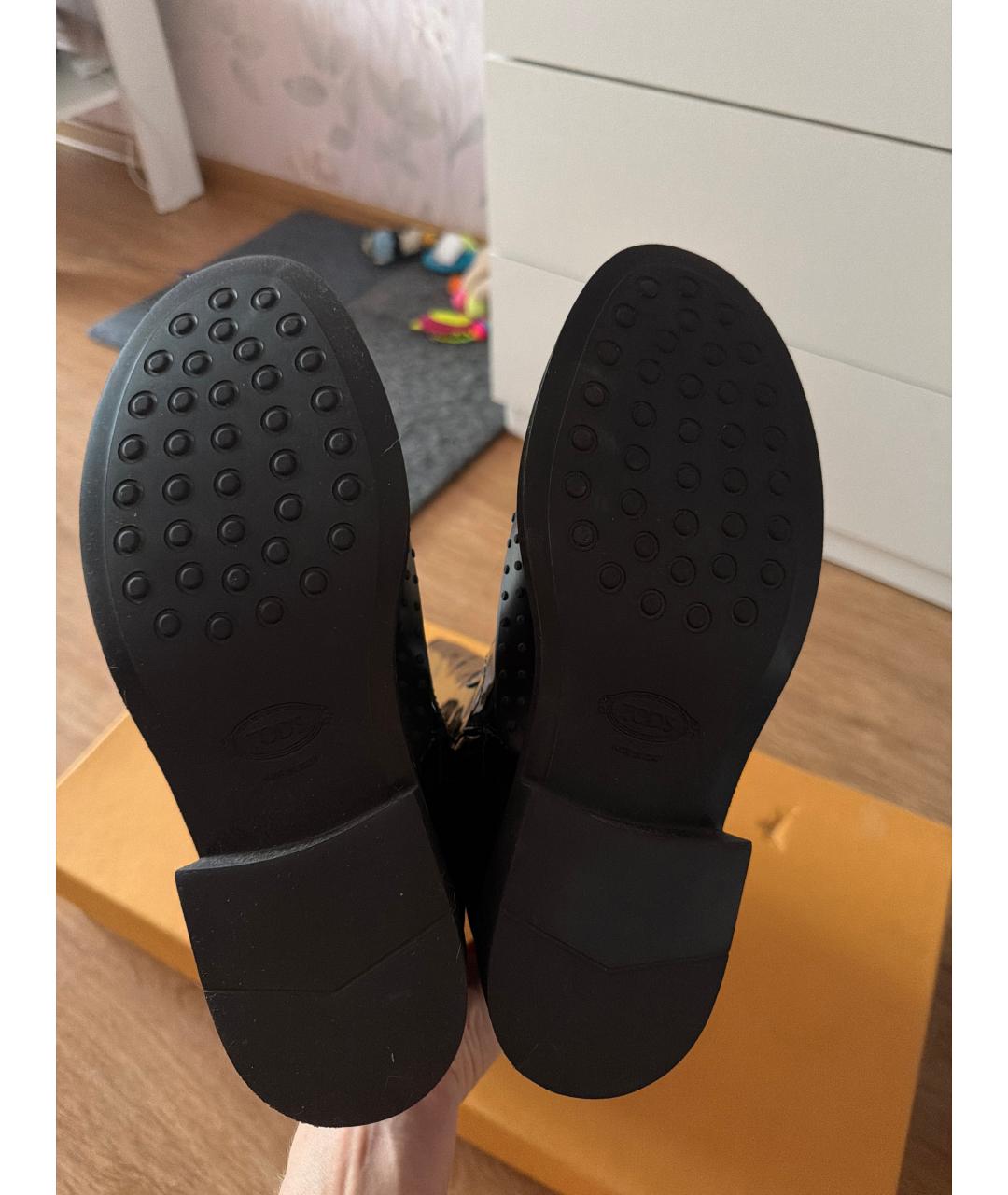 TOD'S Черные сапоги, фото 5