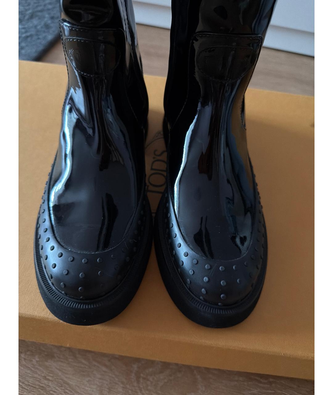 TOD'S Черные сапоги, фото 3