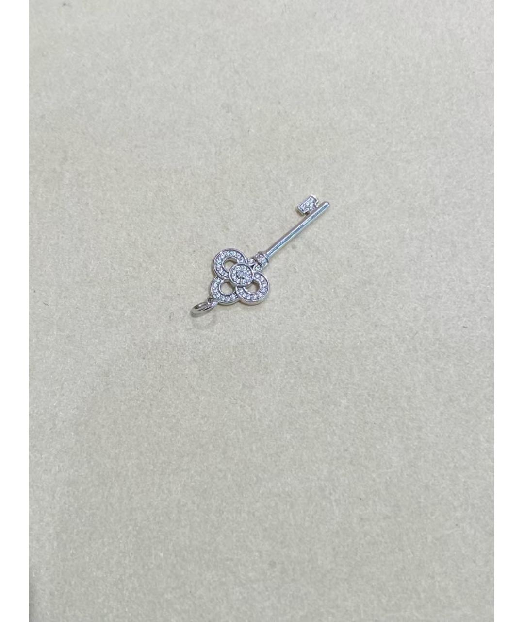 TIFFANY&CO Серебряный кулон из белого золота, фото 5