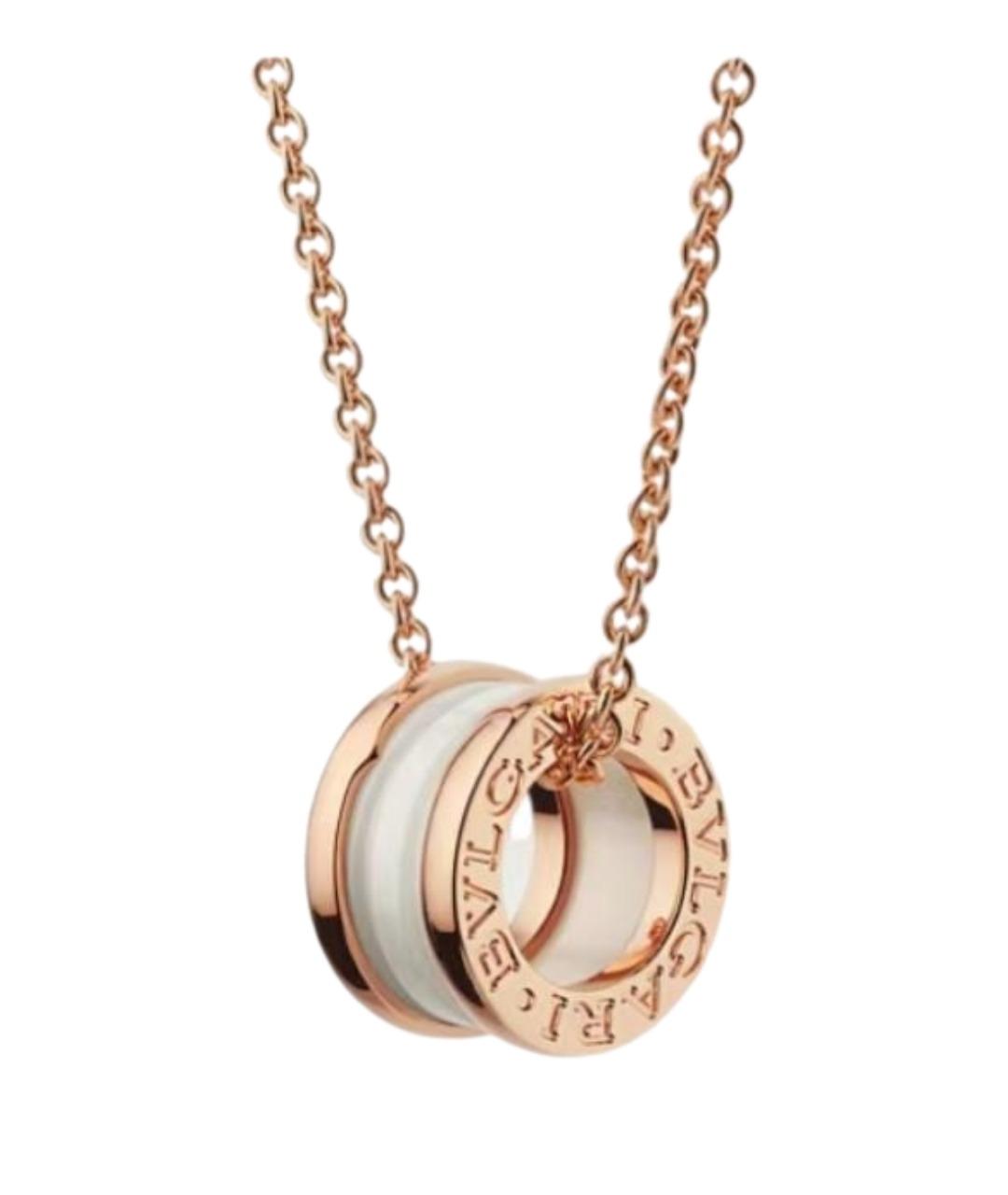 BVLGARI Золотая подвеска из розового золота, фото 1