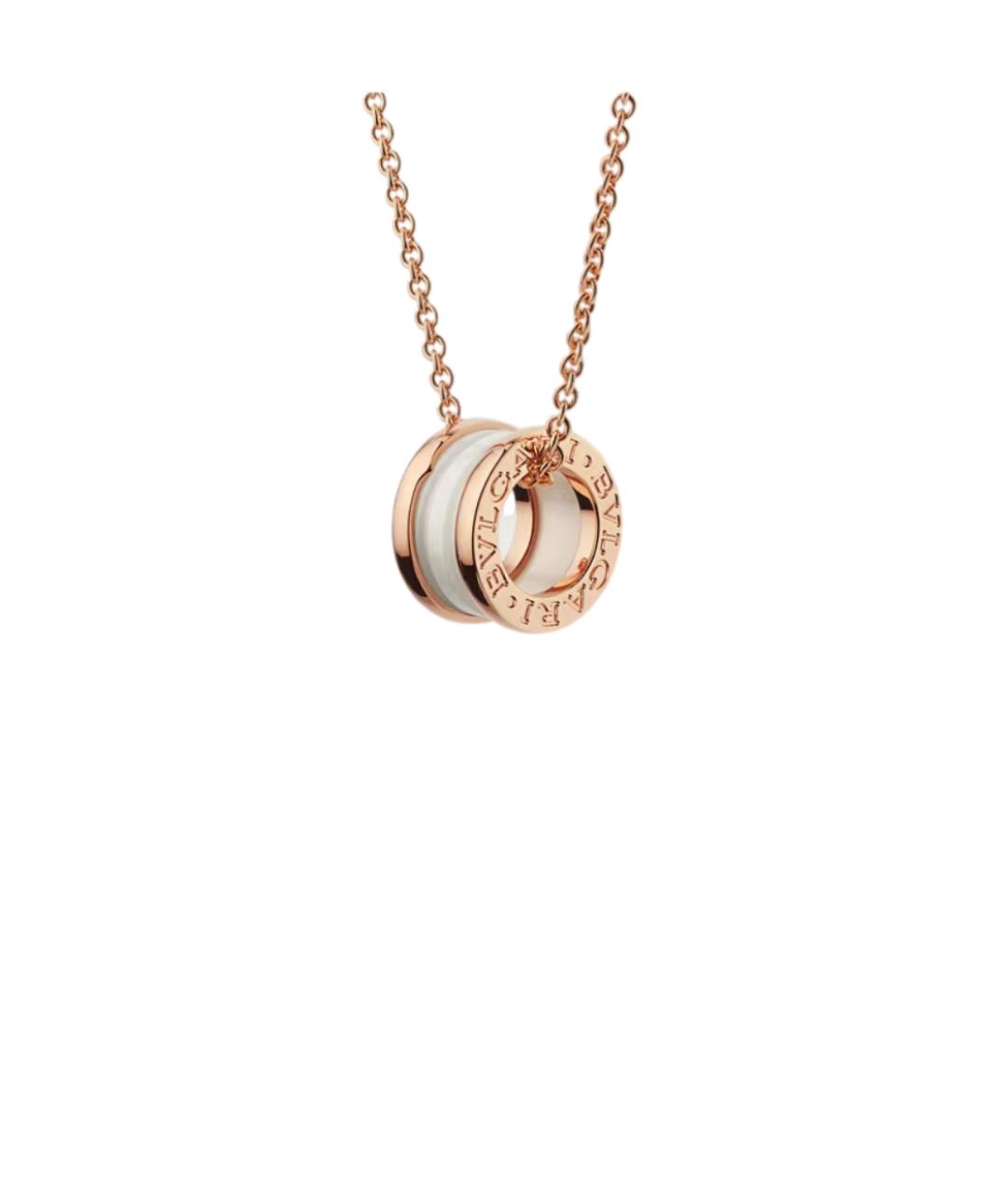 BVLGARI Золотая подвеска из розового золота, фото 6