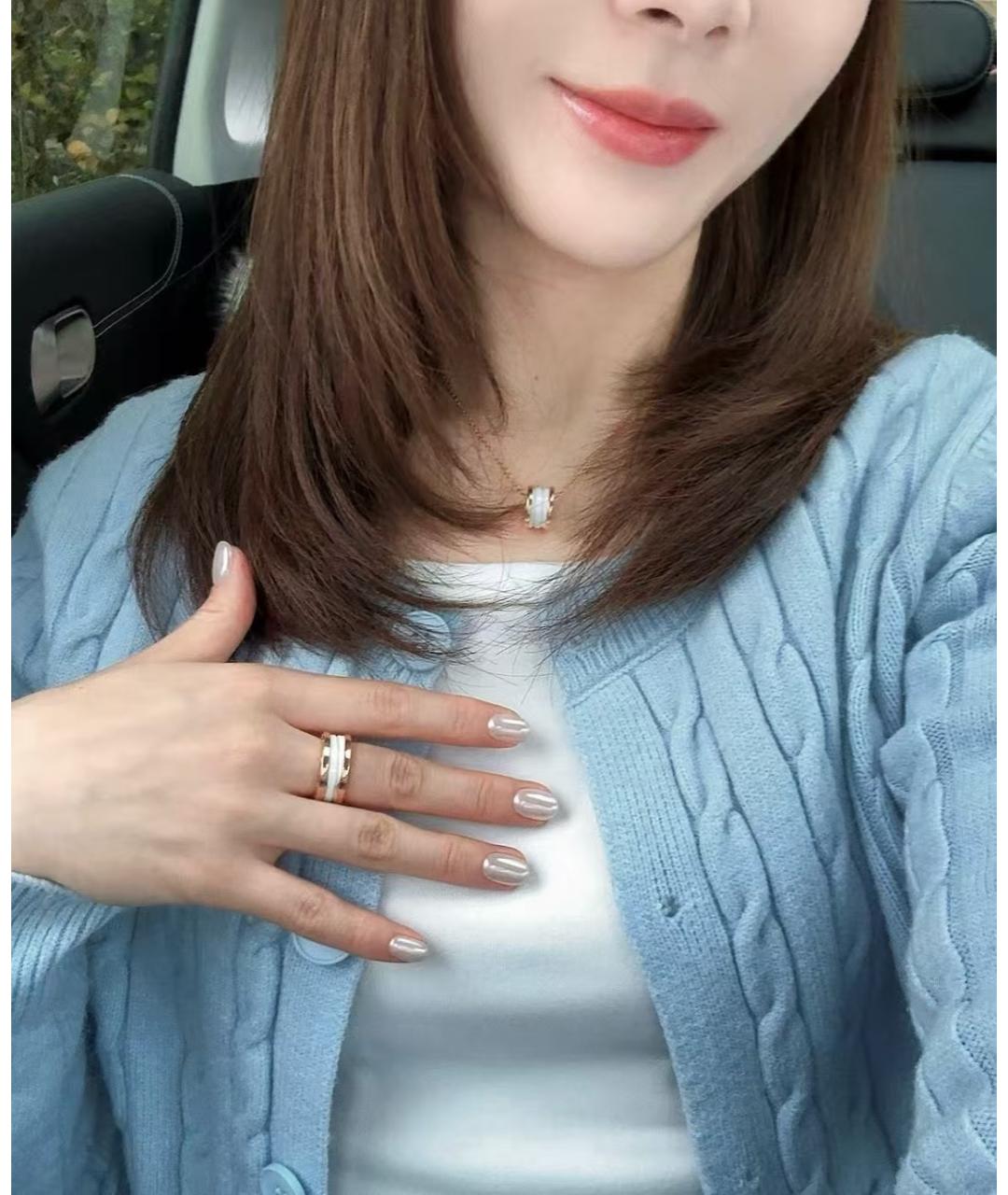 BVLGARI Золотая подвеска из розового золота, фото 5