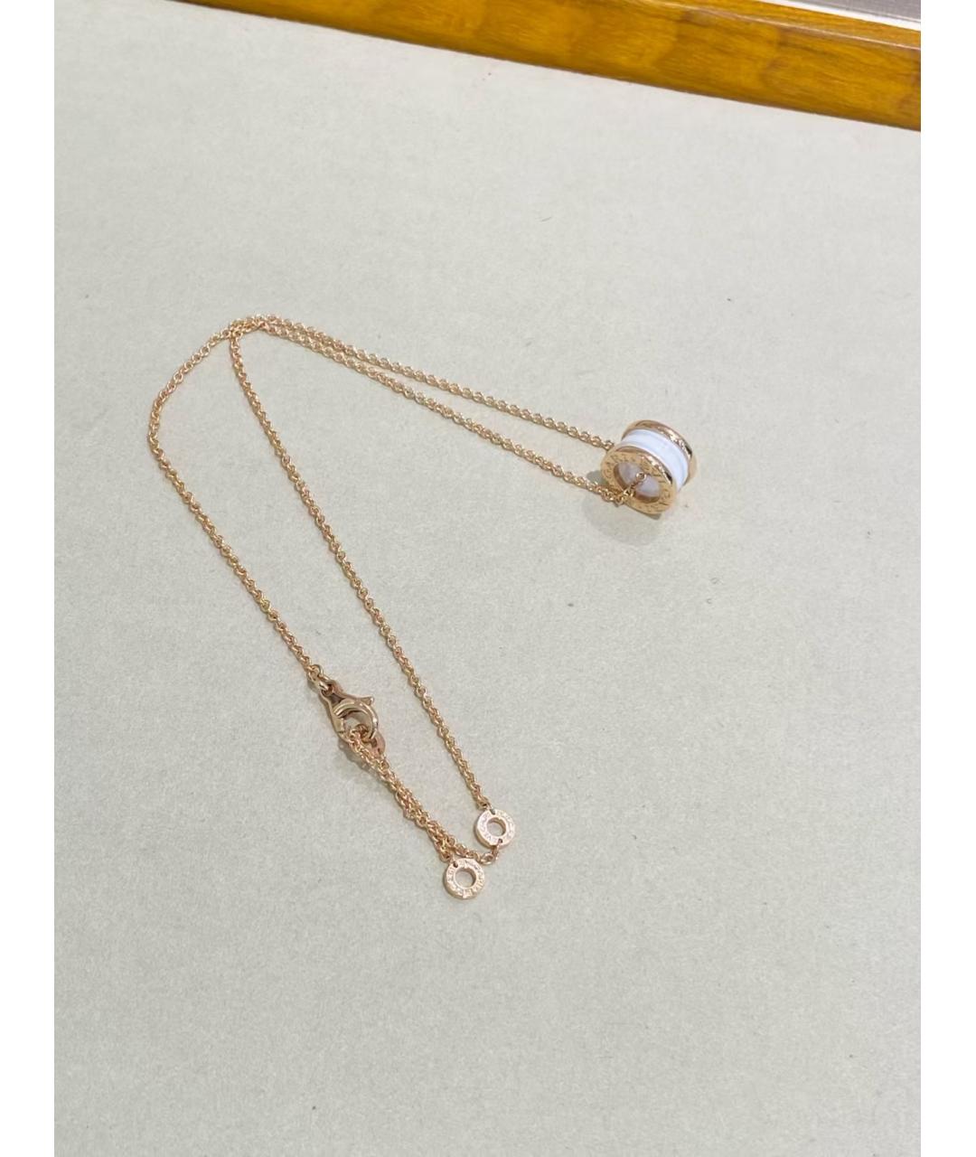 BVLGARI Золотая подвеска из розового золота, фото 4