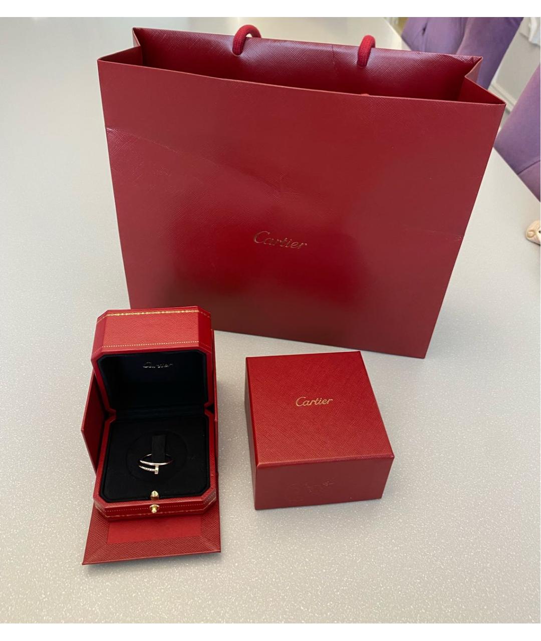 CARTIER Серебряное кольцо из белого золота, фото 4