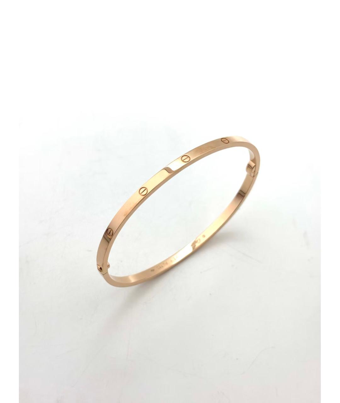 CARTIER Золотой браслет из розового золота, фото 4