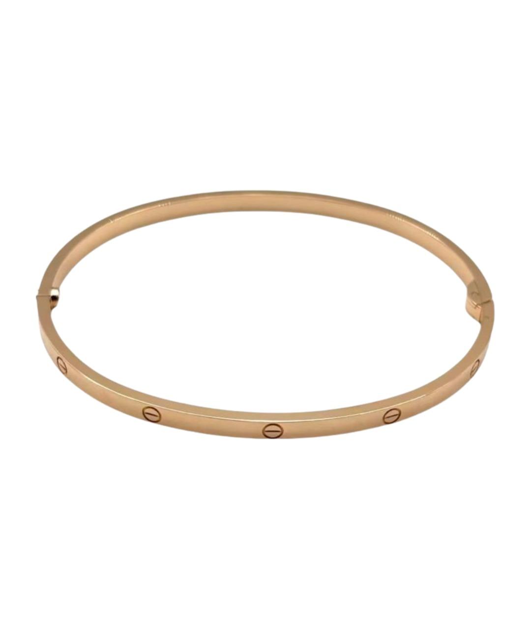CARTIER Золотой браслет из розового золота, фото 1