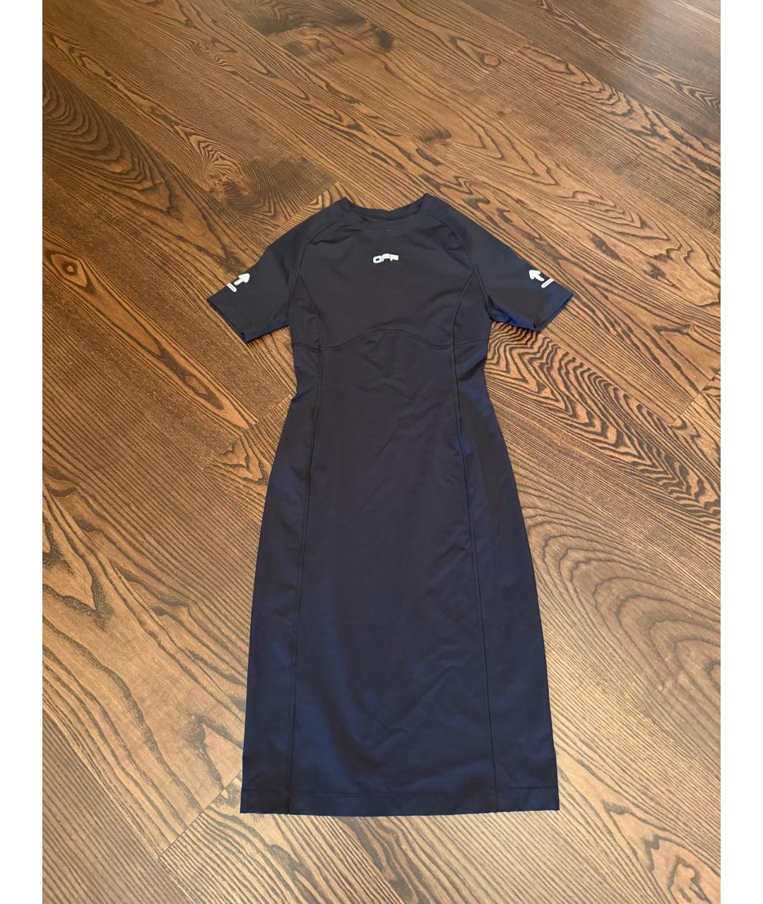 OFF-WHITE Черное платье, фото 5