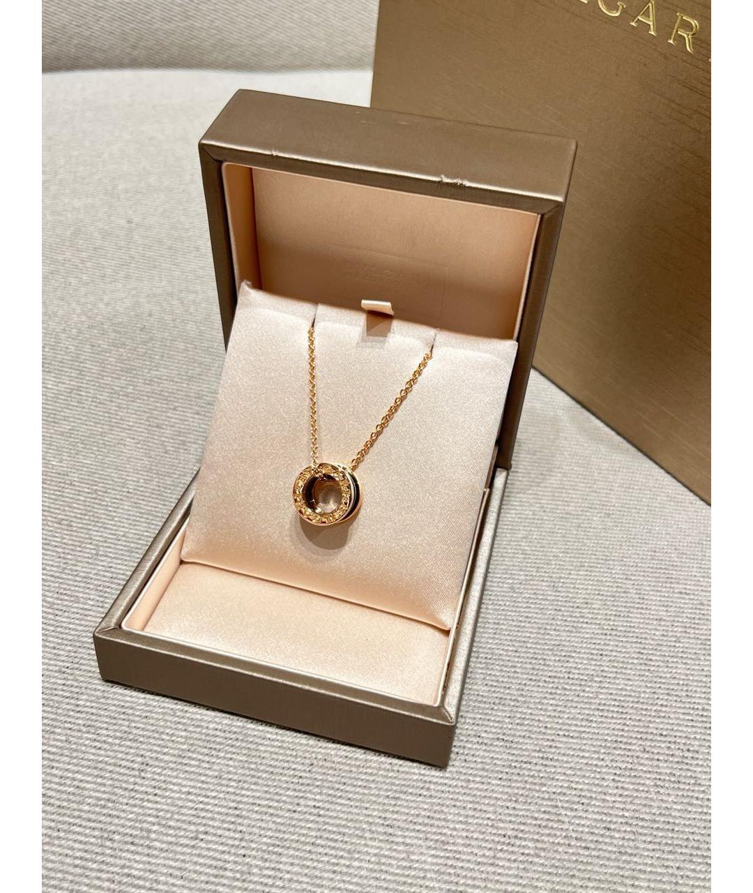 BVLGARI Золотая подвеска из розового золота, фото 2