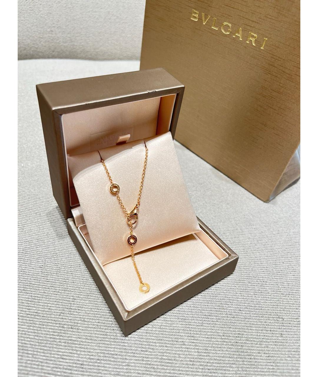 BVLGARI Золотая подвеска из розового золота, фото 4