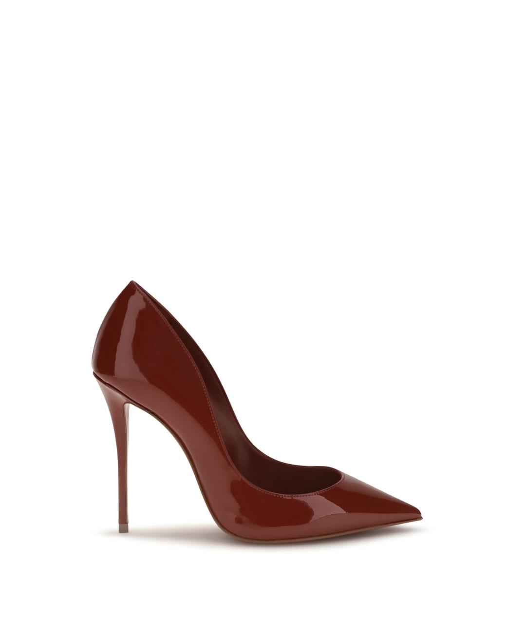 CHRISTIAN LOUBOUTIN Бордовые туфли из лакированной кожи, фото 1