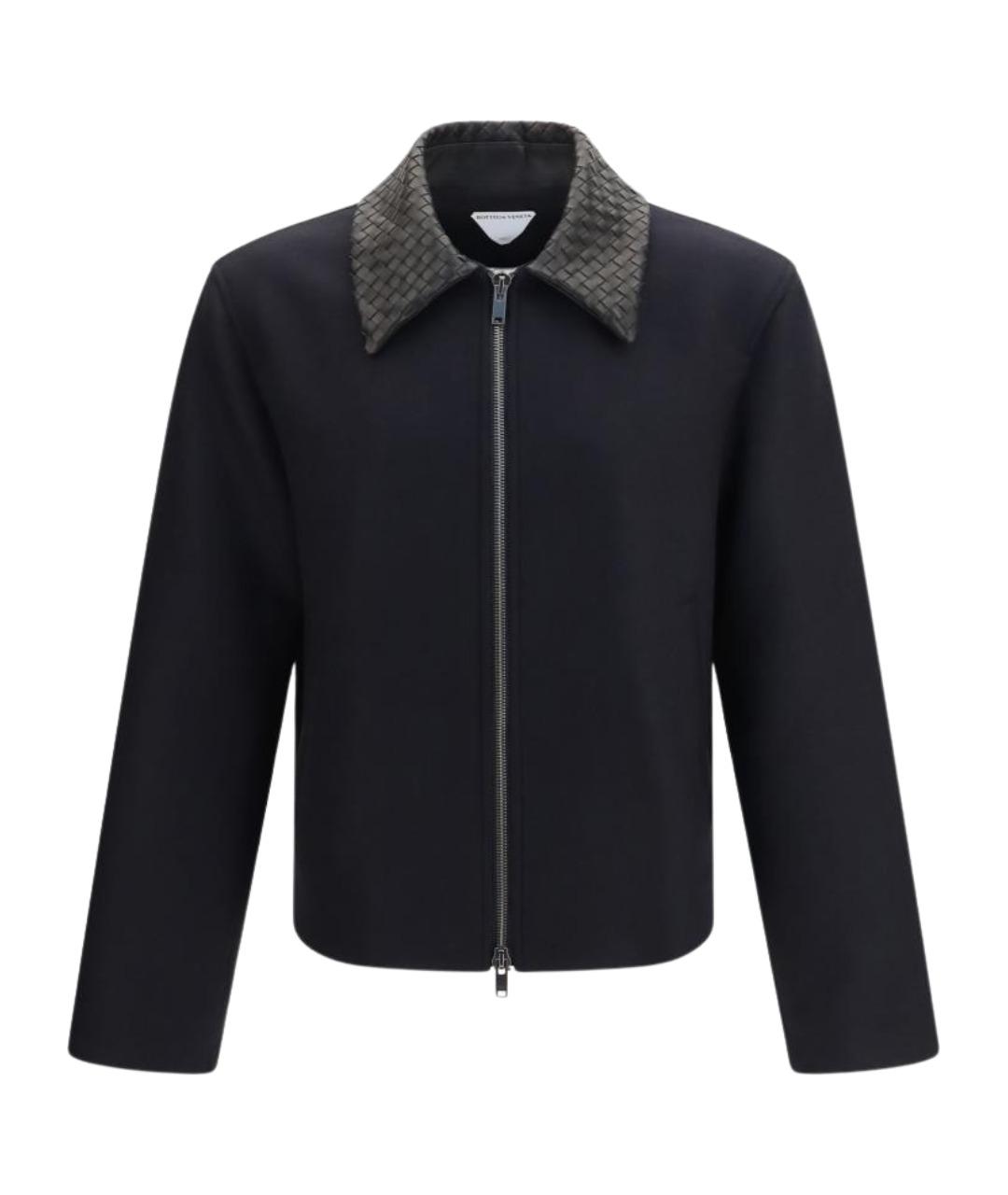 BOTTEGA VENETA Черная шерстяная куртка, фото 1