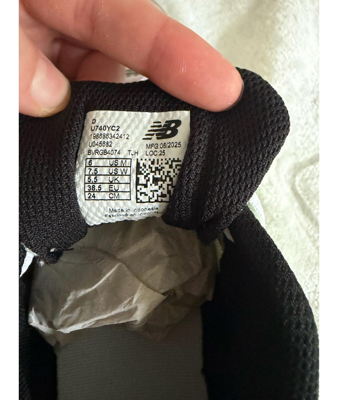 NEW BALANCE Салатовые синтетические кроссовки, фото 5