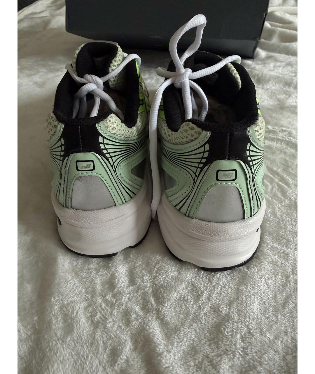 NEW BALANCE Салатовые синтетические кроссовки, фото 4