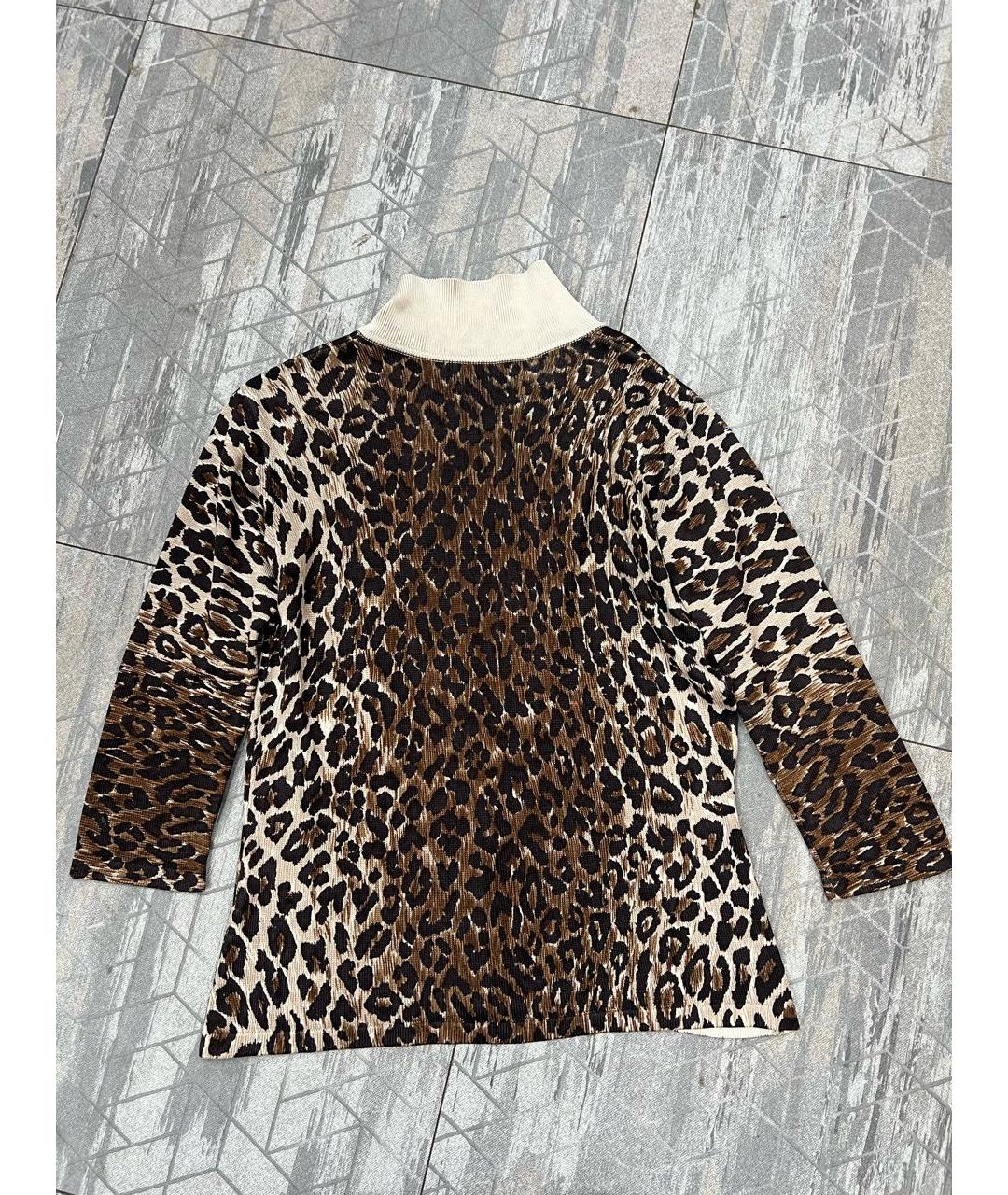 DOLCE&GABBANA Коричневый вискозный кардиган, фото 2