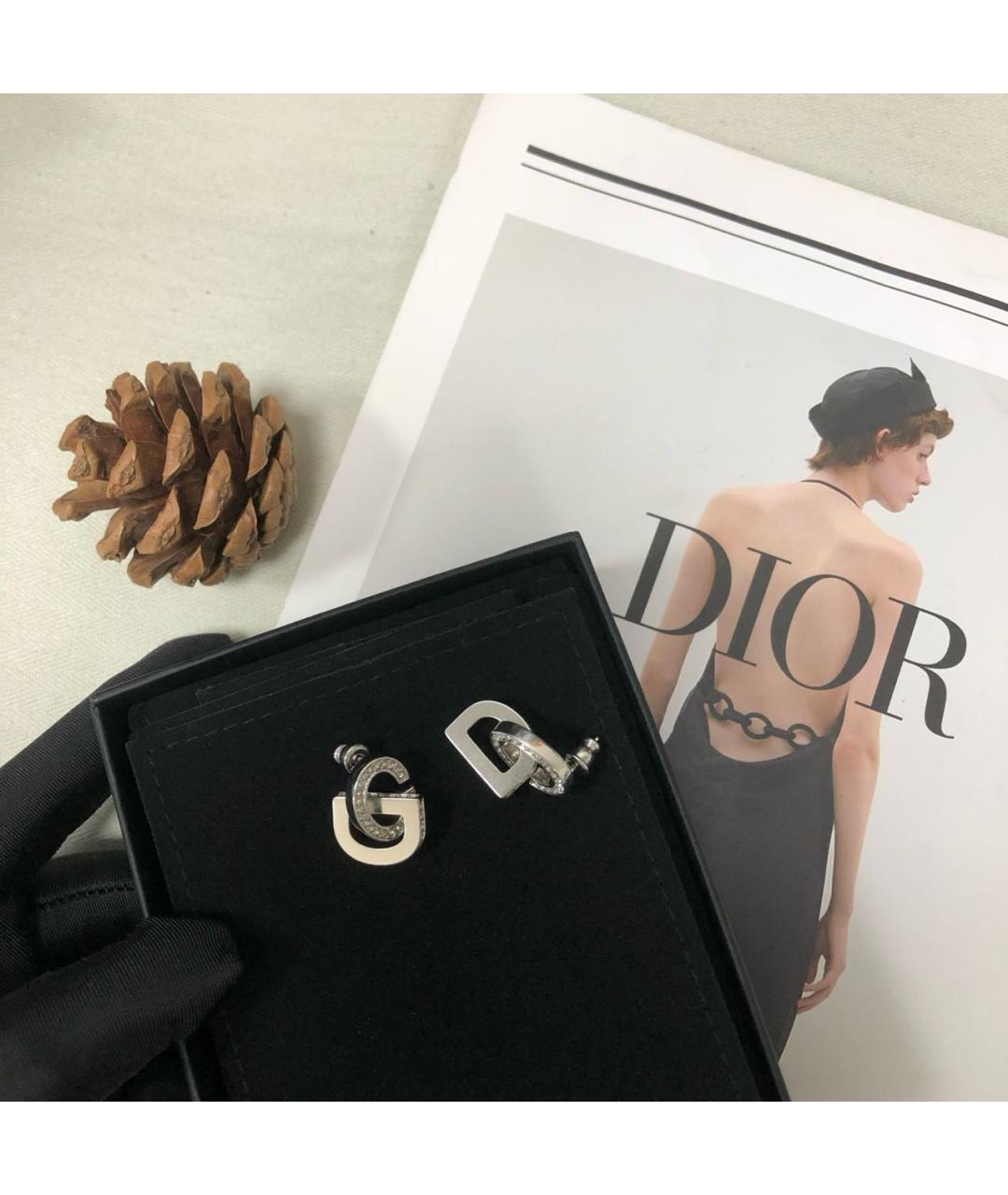 CHRISTIAN DIOR Серебряные серьги, фото 2