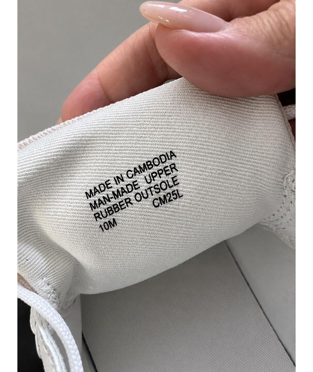 MICHAEL KORS Белые кеды из искусственной кожи, фото 7