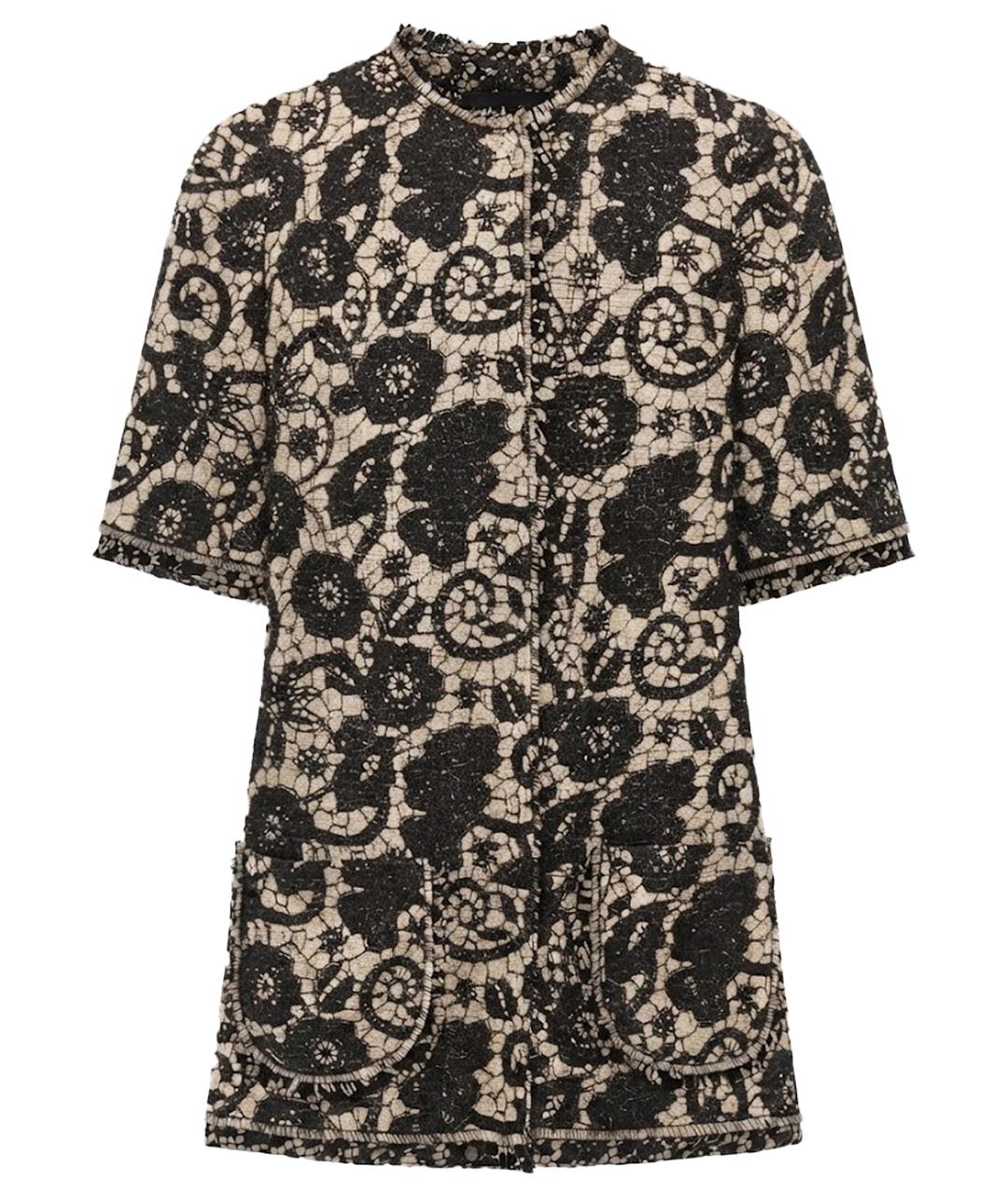 DOLCE&GABBANA Коричневый шелковый жакет/пиджак, фото 1