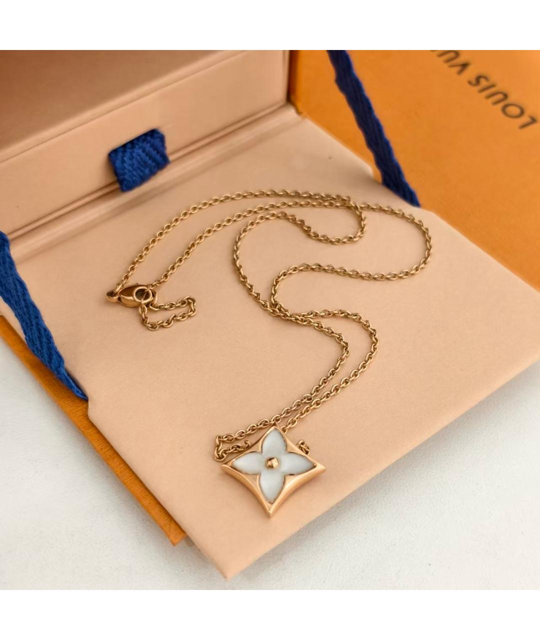LOUIS VUITTON Золотое колье, фото 3