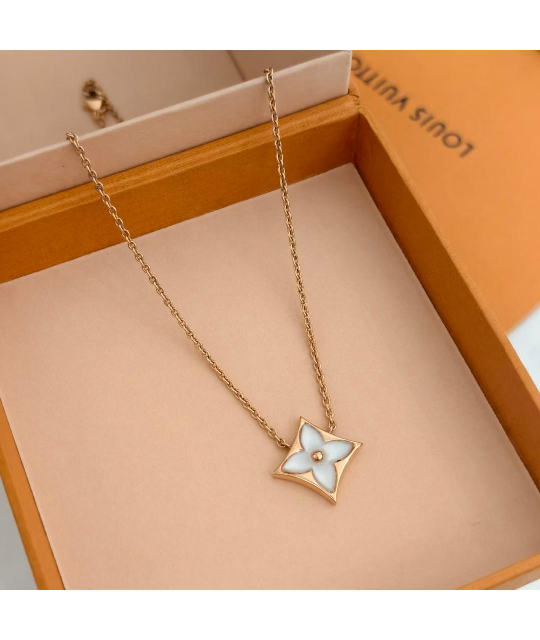 LOUIS VUITTON Золотое колье, фото 5