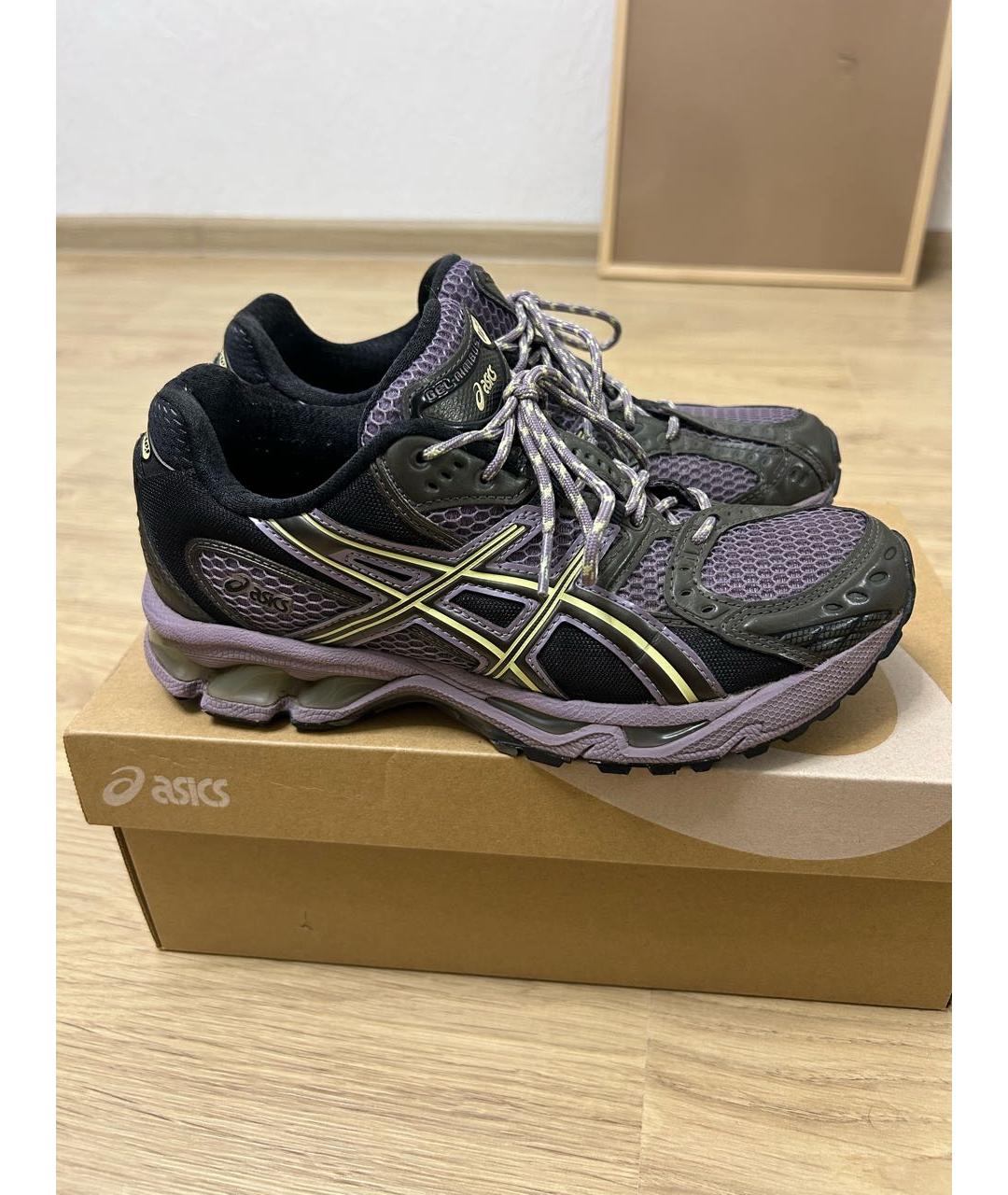 ASICS Фиолетовые синтетические кроссовки, фото 9