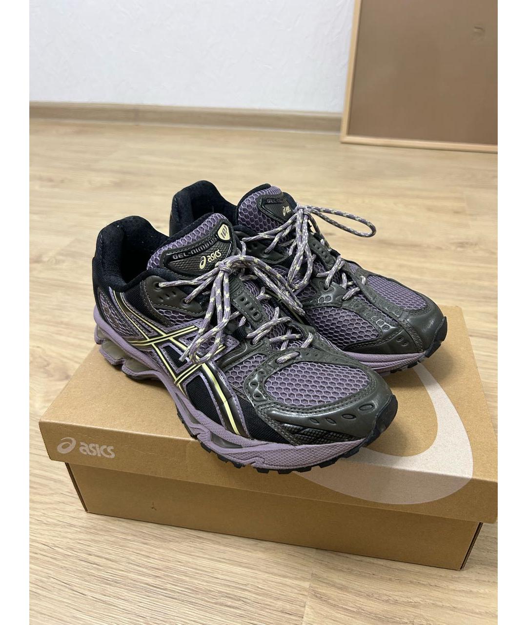 ASICS Фиолетовые синтетические кроссовки, фото 2